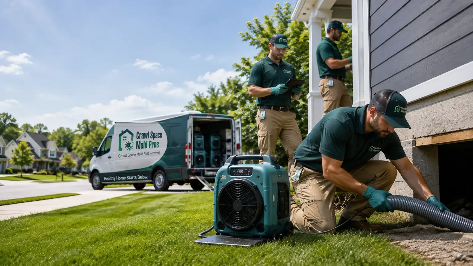 Crawl Space Mold Removal in Lena, IL